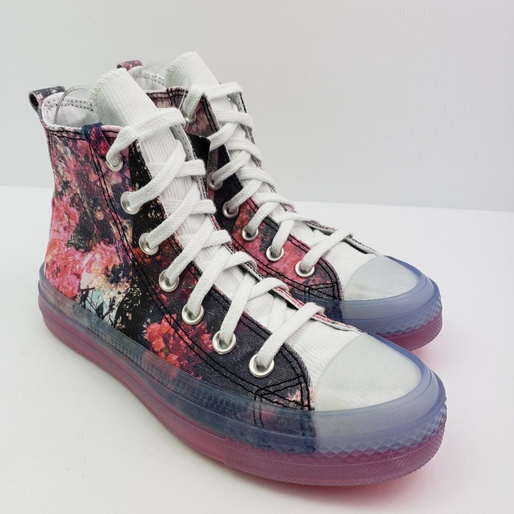 Converse CTAS CZ Hi x Shaniqwa Jarvis Floral Womens Sz 5 Mens Sz 3 Sneaker Shoes